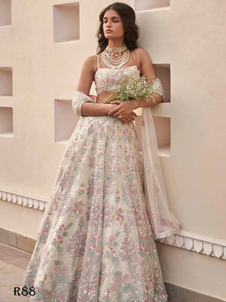 Classic Sequence And Embroidery Work Georgette Lehenga Choli