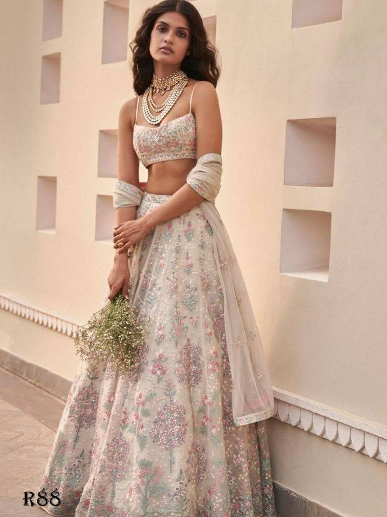 Classic Sequence And Embroidery Work Georgette Lehenga Choli