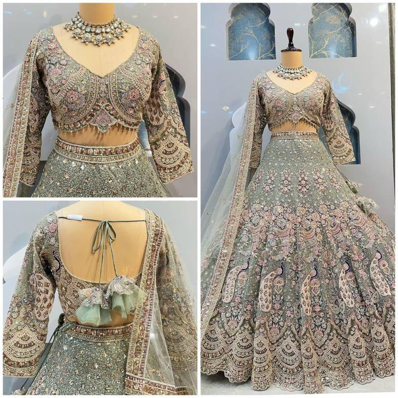 Exclusive Designer Soft Butterfly Net Lehenga Choli