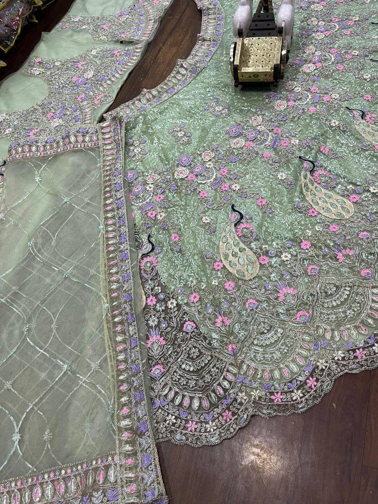 Exclusive Designer Soft Butterfly Net Lehenga Choli